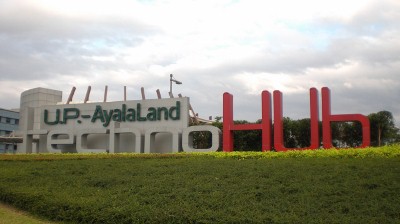 One of the new installations along Commonwealth Ave. - UP AyalaLand TechnoHub